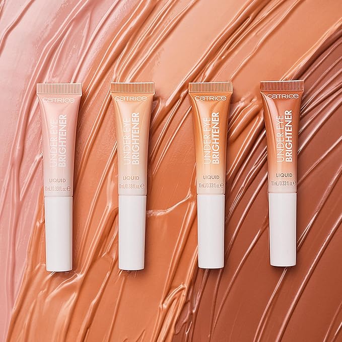 Catrice | Under Eye Brightener Liquid Bundle 010 Light Rose & 020 Warm Nude | Lightweight Radiant Concealer, Sponge Tip Applicator | Vegan & Cruelty Free