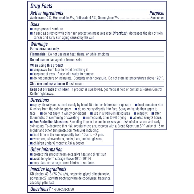 Coppertone SPORT Sunscreen Spray SPF 30, Water Resistant Sunscreen, Broad Spectrum Spray Sunscreen SPF 30, 5.5 Oz Spray (Pack of 2)
