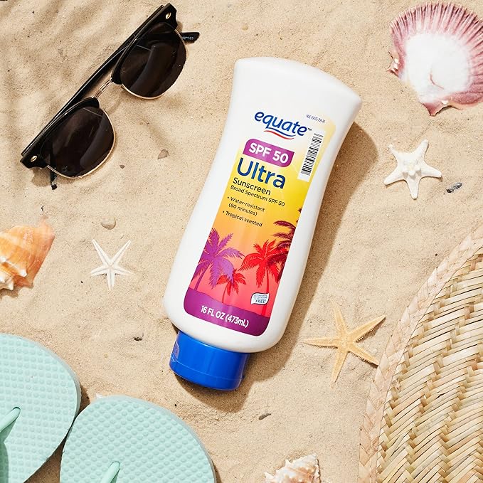 Ultra Broad Spectrum Sunscreen Lotion, SPF 50, Broad spectrum SPF 50 sunscreen,16 fl oz