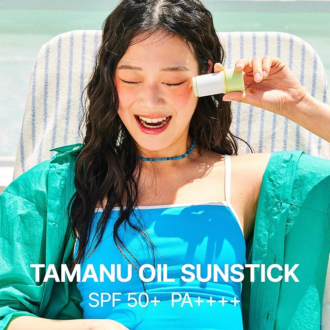 LA'DOR Tamanu Sunstick Bar Smoothing Nourishing SPF50+ PA++++ No Whitecast Non-sticky Non-oily Matte Finish Sun Protection for Face and Body Suncare for All Skin Types Korean Skincare