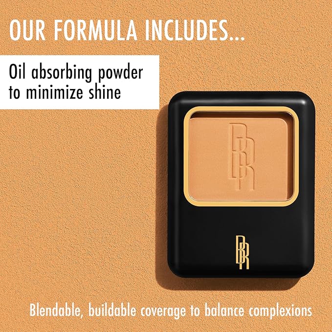 Black Radiance Pressed Powder, Creamy Beige #8604A (Pack of 4)