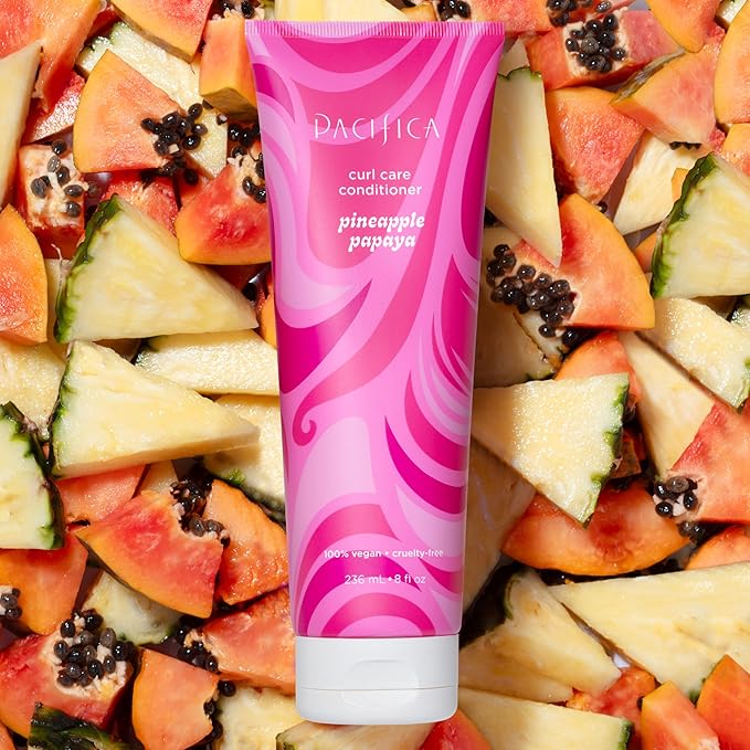 Pacifica Conditioner Curl Care Pineapple Papaya, 8 Fl Oz