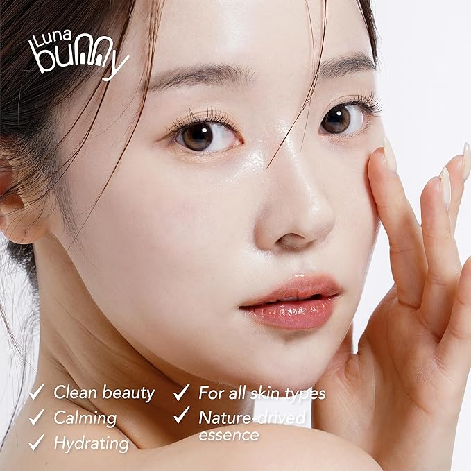 Innerest Luna Bunny 24PK Facial Sheet Mask, Brightening, Nourishing & Hydrating Korean Skincare for Self Care, Home Spa with Aloe, Coconut, Vitamin & Hyaluronic (Hyaluronic Acid)