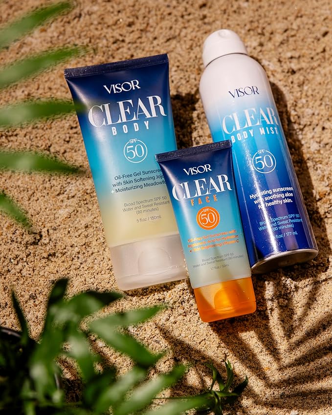 Clear Body Mist SPF 50 by Visor Skincare
