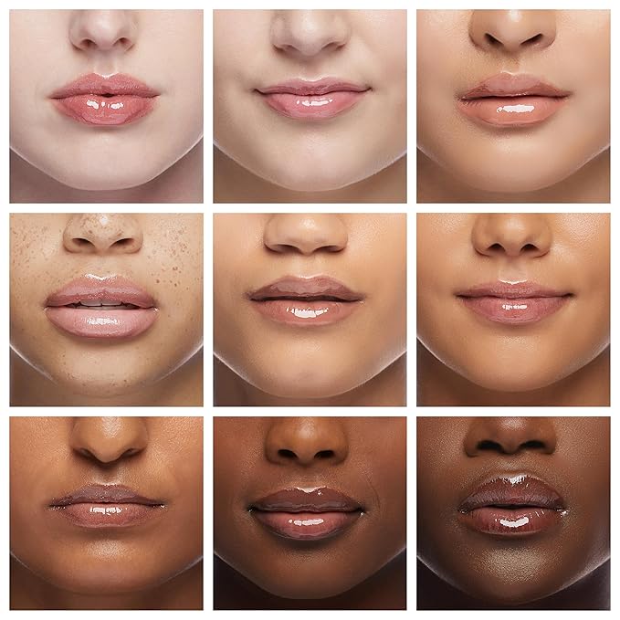 KEYBO Lip Plumper Dotom Lip Plus 16 Colors, 3 Steps Extreme Plumping Clear Lip Gloss by Essence Lip Care Oil & 16 Color Tints from Korean Makeup (01. Spring Glass)