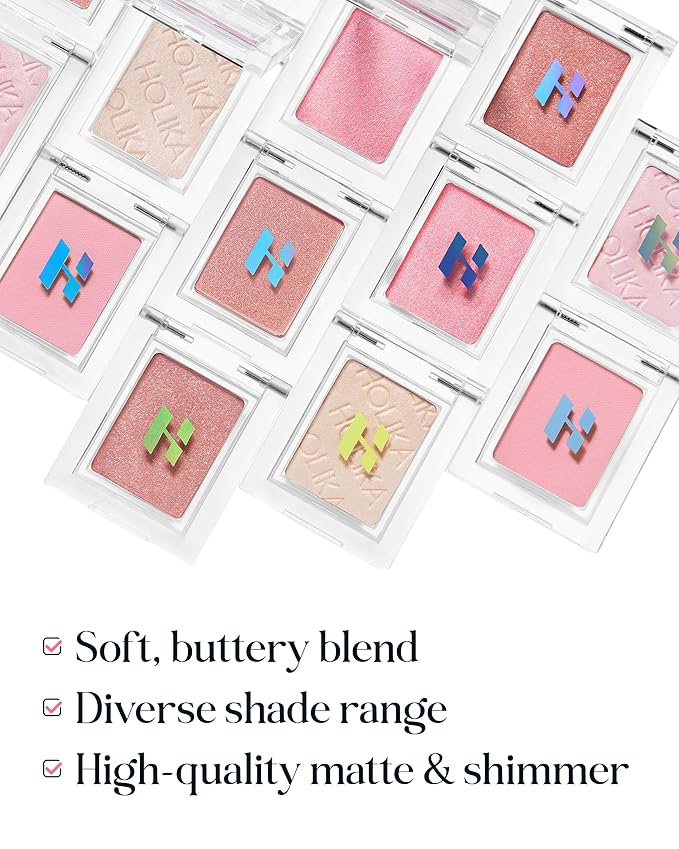 HOLIKA HOLIKA My Fave Piece Eye Shadow 05 Soda - Korean Eye Makeup with Buttery Texture, Matte to Shimmer Formula, Smooth Blendable Pigmented Colors, Luxurious Finish for All-Day Wear