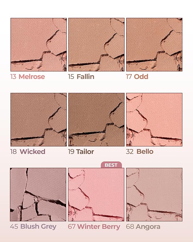HOLIKA HOLIKA My Fave Piece Eye Shadow 32 Bello - Korean Eye Makeup with Buttery Texture, Matte to Shimmer Formula, Smooth Blendable Pigmented Colors, Luxurious Finish for All-Day Wear