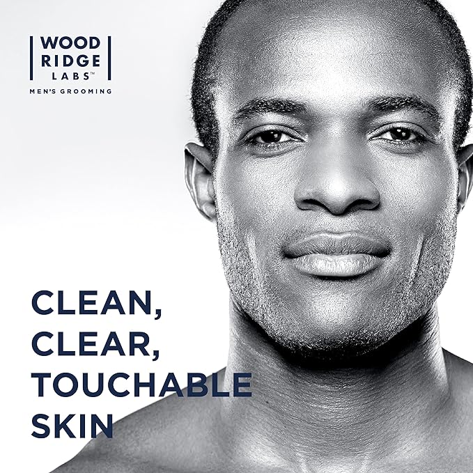 Wooridge Labs Men's Grooming Facial Moisturizer with Vitamin E & Niacinamide - Soothes Freshly Shaved Skin | Lightweight, All-Day Hydration | Non-Greasy | Paraben & | (8 oz)