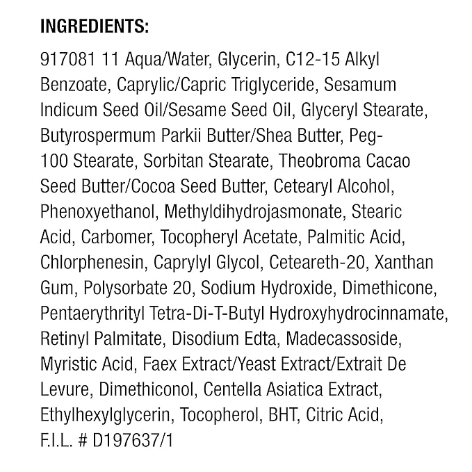 L'Oreal Paris Revitalift Cicacream Anti-Aging Face Moisturizer with Centella Asiatica for Anti-Wrinkle and Skin Barrier Repair, Fragrance Free, Paraben Free, 1.7 fl; oz.