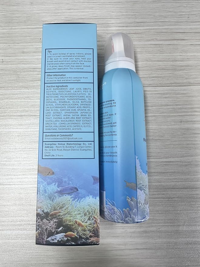Reef Safe Mineral Sunscreen Spray SPF 50+ with Zinc Oxide, Broad Spectrum UVA/UVB Protection, Lightweight Non-Greasy, Travel Size Sunscreen for Face & Body, Water & Sweat Resistant, 6.76 oz(2 Pack)