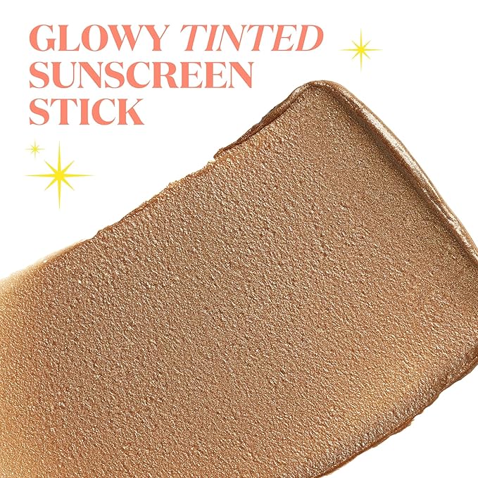 Supergoop! Glowscreen Sunlighter Glow & Protect Stick SPF 45 - Golden Hour - 0.35 oz - Sheer, Sunkissed Finish - Doubles as a Highlighter