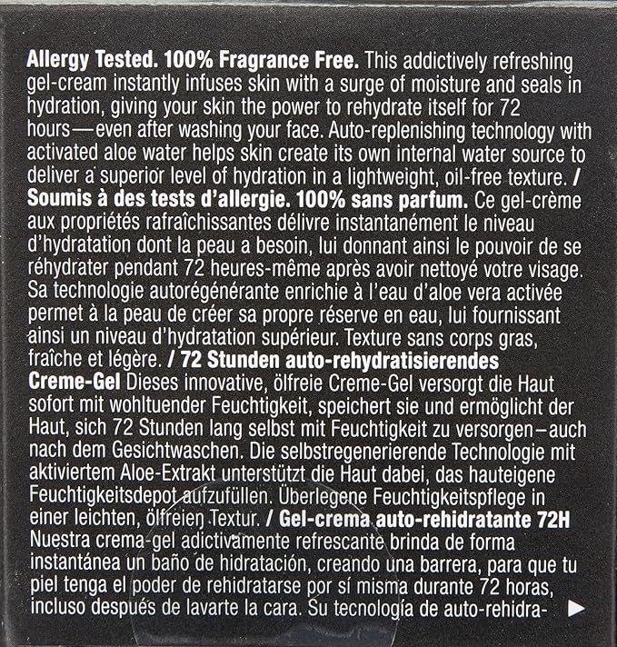 Clinique For Men Maximum Hydrator 72-Hour Auto-Replenishing Oil Free Hydrating Face Moisturizer With Hyaluronic Acid + Aloe Vera,1.7 Ounce,(Pack of 2)