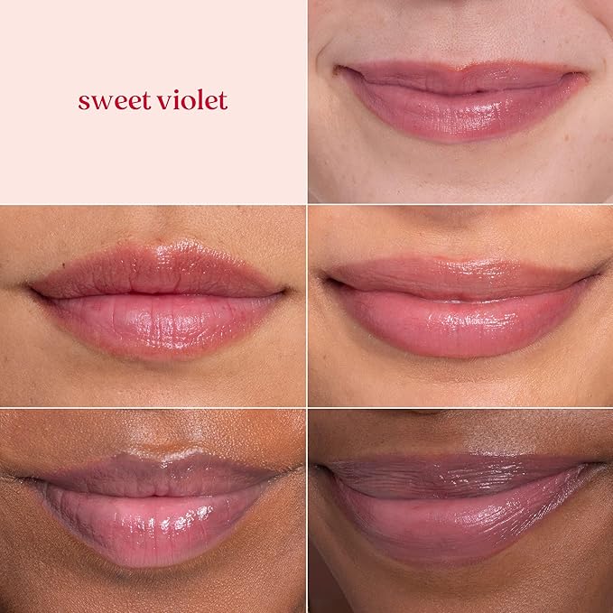 Burt's Bees 100% Natural Tinted Lip Balm, Sweet Violet, 0.15 Oz, Pack of 2