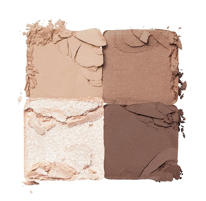 rom&nd Better Than Eyes N Series (N01 Dry Willow Flower) Korean Eye Shadow Mini Palette 4 Essential basic Shades