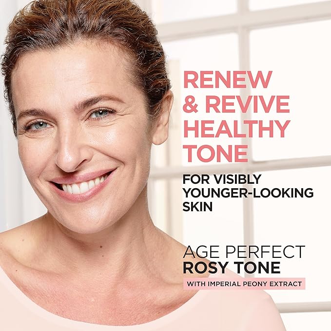 L'Oreal Paris Age Perfect Rosy Tone Anti-Aging Eye Cream, For Dark Circles & Wrinkles .5 oz