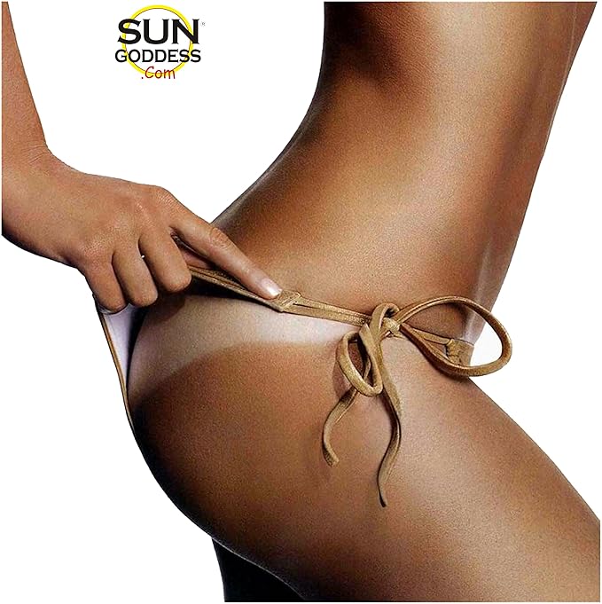SUN GODDESS – VERY DARK - Spray Tan Solution - 16 oz - Sunless Self Tanning Liquid for Airbrush or HVLP System + INCLUDES: Applicator Mitt, Application Gloves, Best Fake Tanner Lotion Mousse Sample
