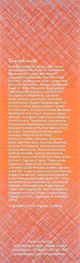 haia I am Passionate - Tasmanian Pepperberry Hydrosol Toner