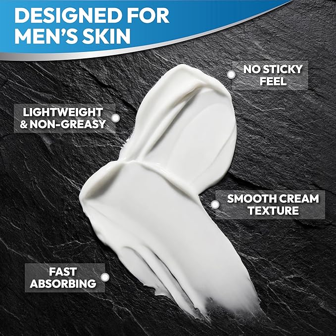 Mens Face Moisturizer Cream - Anti Aging & Wrinkle Repair - After Shave Lotion for Men with Collagen, Retinol, Vitamins E, Jojoba Oil - Age Facial Skin Care - Lightweight Day & Night Cream - 4 oz