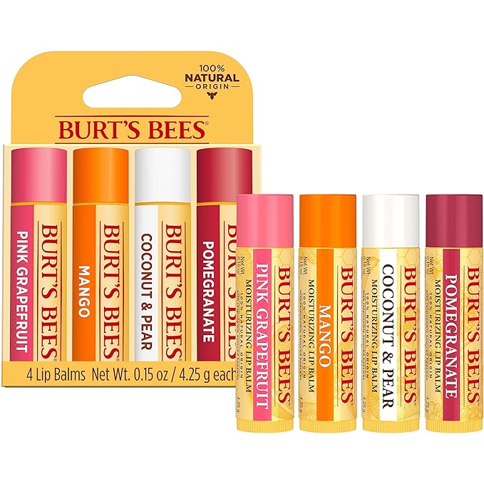 Burt’s Bees Easter Basket Stuffers, Tinted Boosted Balm, Misty Mauve, Hydrating Tinted Lip Balm, 24 Hour Lip Moisturizer with Responsibly Sourced Beeswax, 100% Natural Origin, 1 Count, 0.16oz