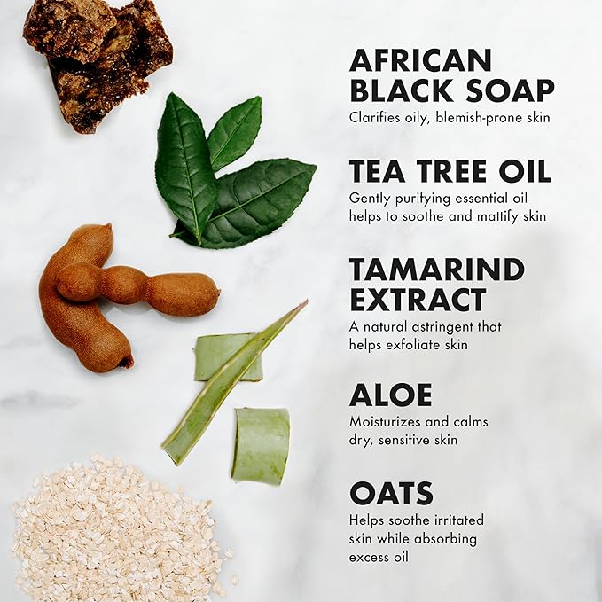 Sheamoisture Soothing Body Lotion for Troubled Skin African Black Soap Lotion with Shea Butter 13 oz