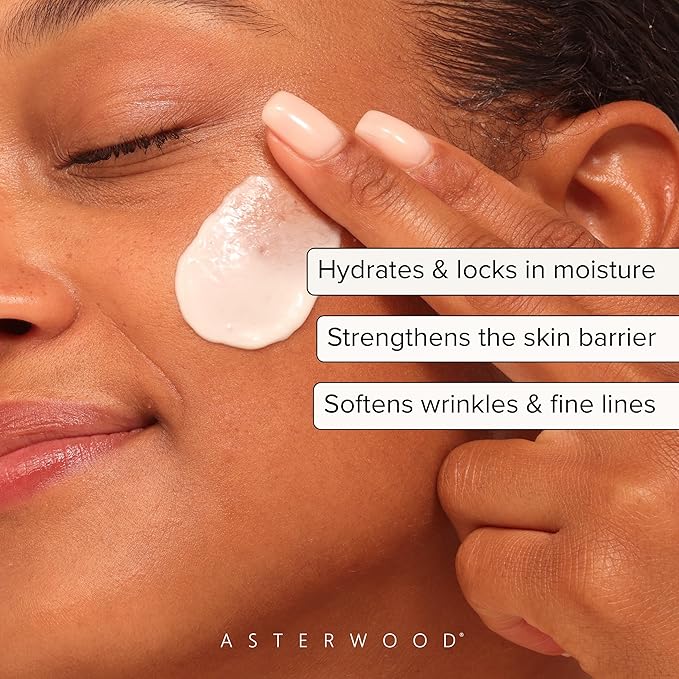 Asterwood Hyaluronic Acid Moisturizer for Face - Hydrating, Moisturizing, Lightweight - Anti-Aging Moisturizer - Fragrance-Free, Cruelty-Free - For All Skin Types Including Dry & Oily - 1.7 Fl Oz