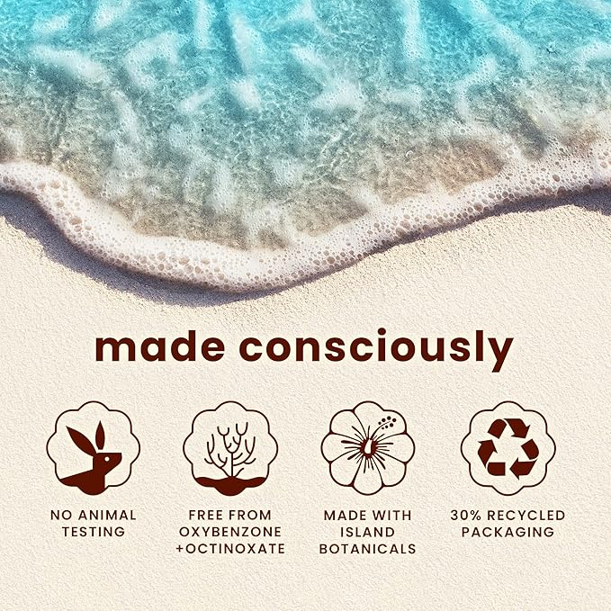 Hawaiian Tropic Everyday Active Lotion Sunscreen SPF 50, 8oz & Weightless Hydration Face Sunscreen SPF 30, 1.7oz Bundle