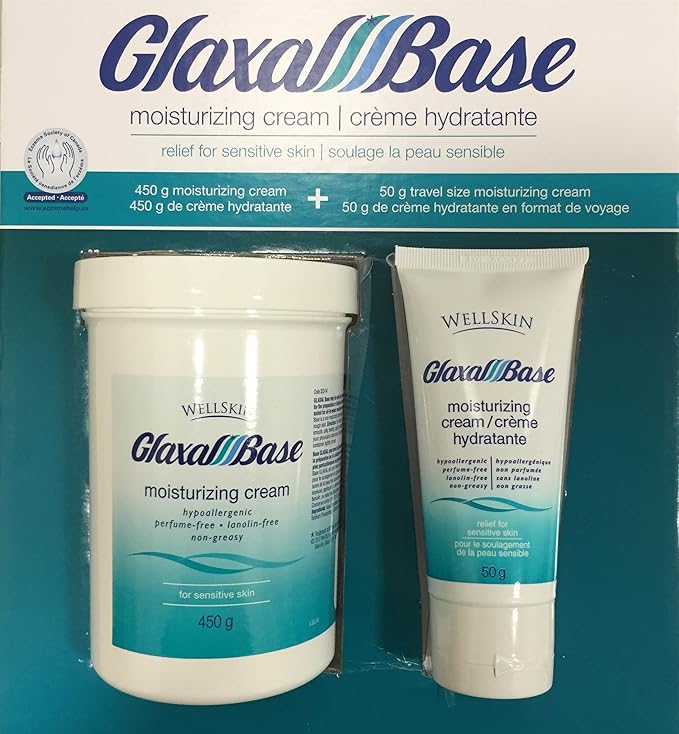 Glaxal Base Moisturizing Cream Value Pack 450g+50g travel size