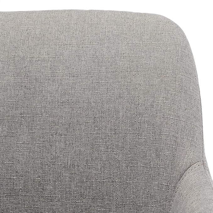 Amazon Basics Modern Home Office Desk Chair with Adjustable Height, 360 Degree Swivel, Smooth-Rolling Wheels, High-Density Foam Cushioning, Light Gray