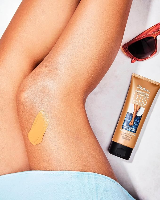 Sally Hansen Airbrush Legs, Leg Makeup Lotion, Deep 4 Oz, Pack of 2