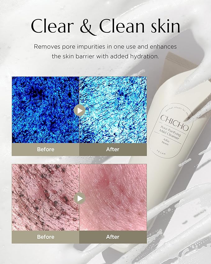 CHICHO Korean Pore Purifying Mild Cleanser Dill Light Toner Pads