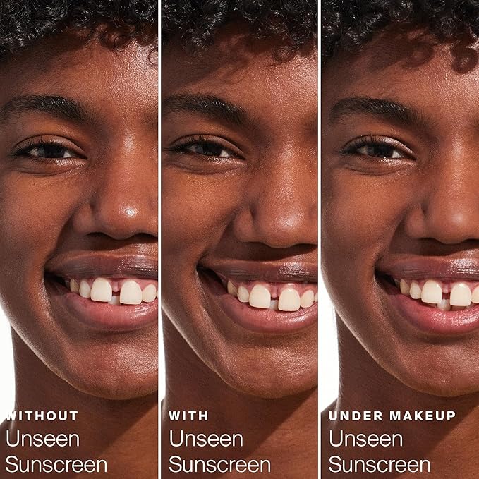 Supergoop! Unseen Sunscreen - SPF 40 - Clear & Invisible Face Sunscreen + Broad Spectrum + Makeup-Gripping Primer - Weightless, Scentless, Oil Free - For All Skin Types & Tones - 0.5 fl oz, 2 Pack