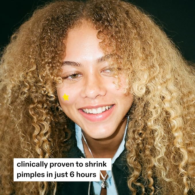 Starface Hydro-Star Pimple Patches + Big Yellow Compact, Clinically Proven Spot Shrinking in 6 Hours, Absorb Fluid and Reduce Redness, Hydrocolloid, Vegan and Cruelty-Free Skincare (32 Count)