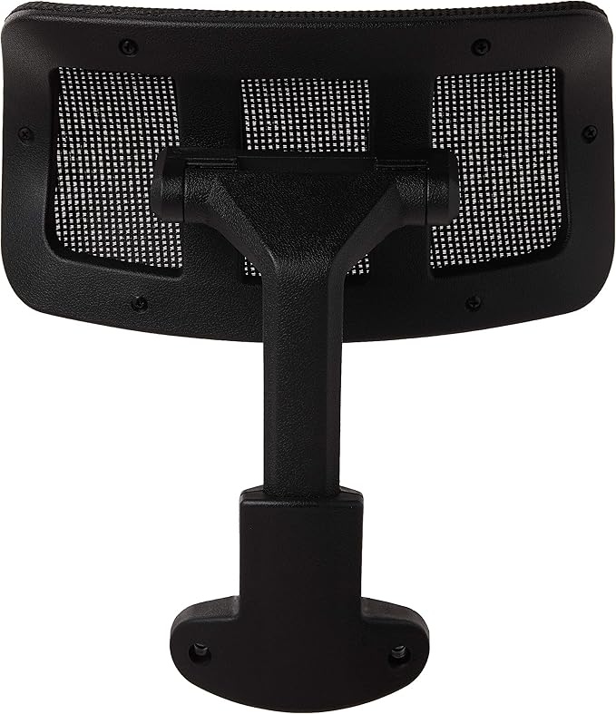 Lorell Mesh High-Back Office Headrest, Black, for use Hi-Back Mesh Chairs, 1 Count