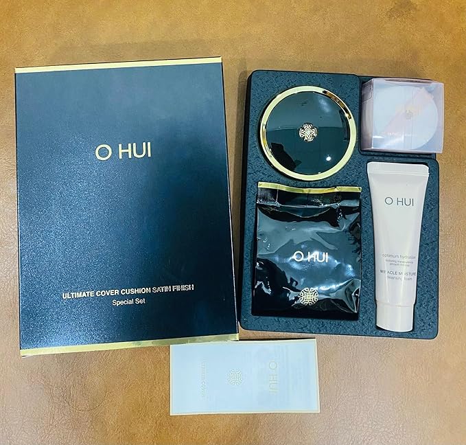 Ohui Ultimate Cover CC Cushion Compact Sunscreen Broad Spectrum SPF 50, 15g with Free Refill
