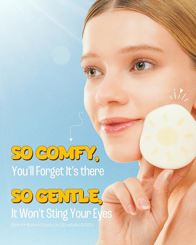 Pang Pang Big Sun Cushion Plus Refill - Korean Hypoallergenic & Cooling Face Sunscreen with Puff Sponge - Broad Spectrum SPF50+ PA++++ (0.88 oz)