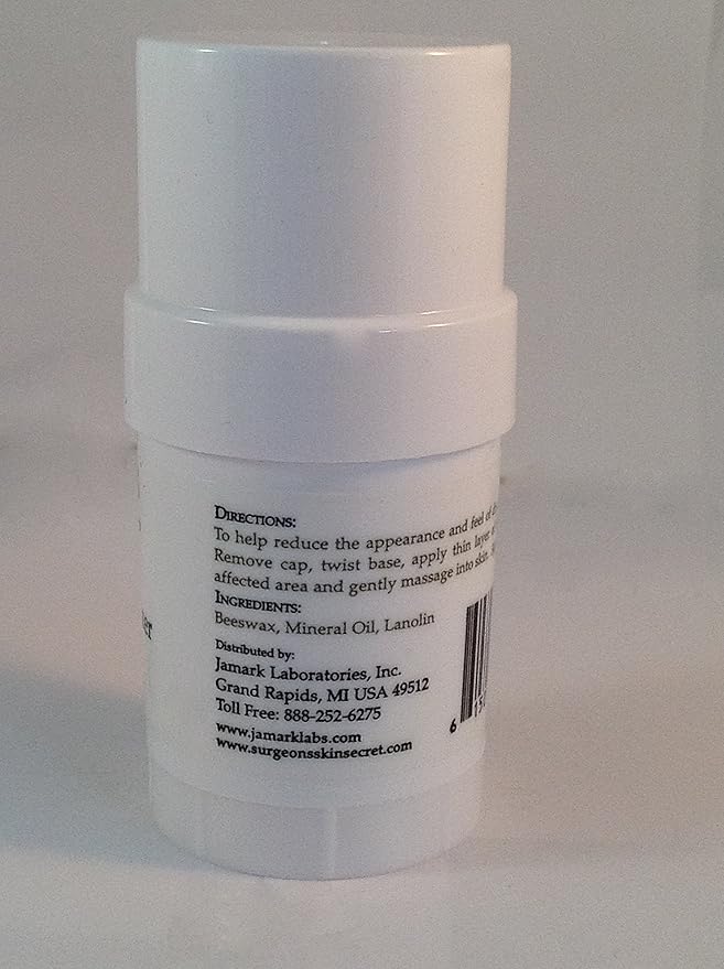 Surgeon's Skin Secret Beeswax Moisturizer .78oz. Twist-Up Stick (3 Pack) - Unscented