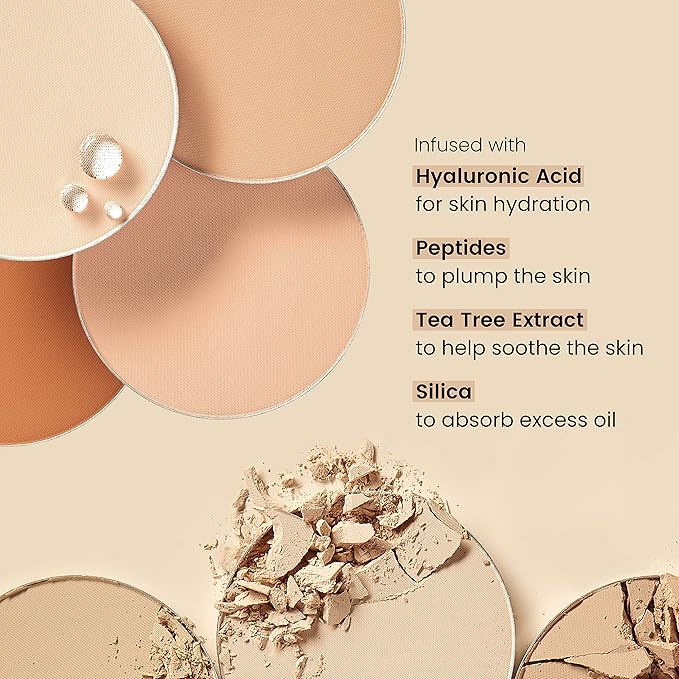 JOAH Beauty Perfect Complexion Cashmere Powder foundation_FW010, Fair with Warm Undertone