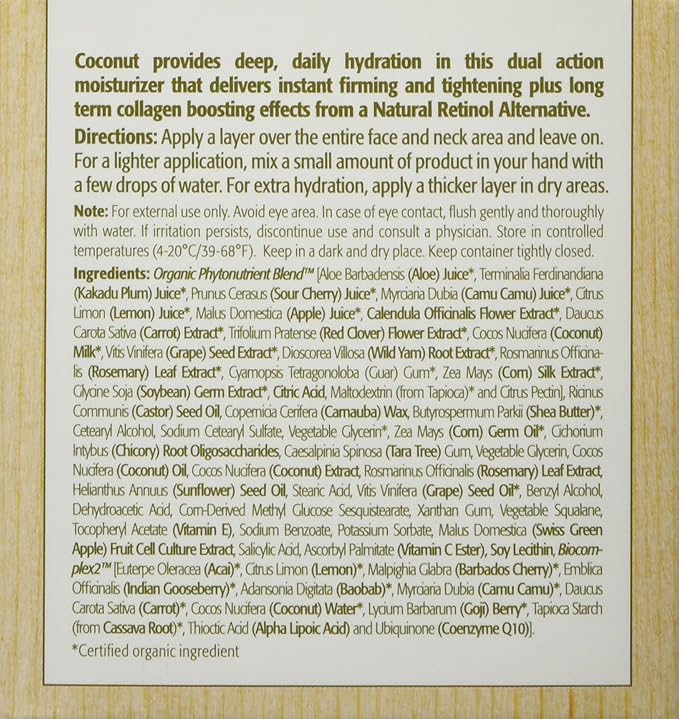 Eminence Coconut Age Corrective Moisturizer for Unisex - 2 oz Moisturizer