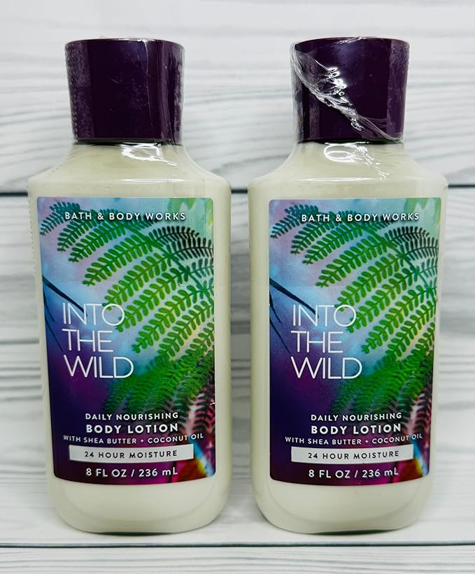 Bath & Body Works Into the Wild Body Lotion 8 Ounces Each Pack of 2