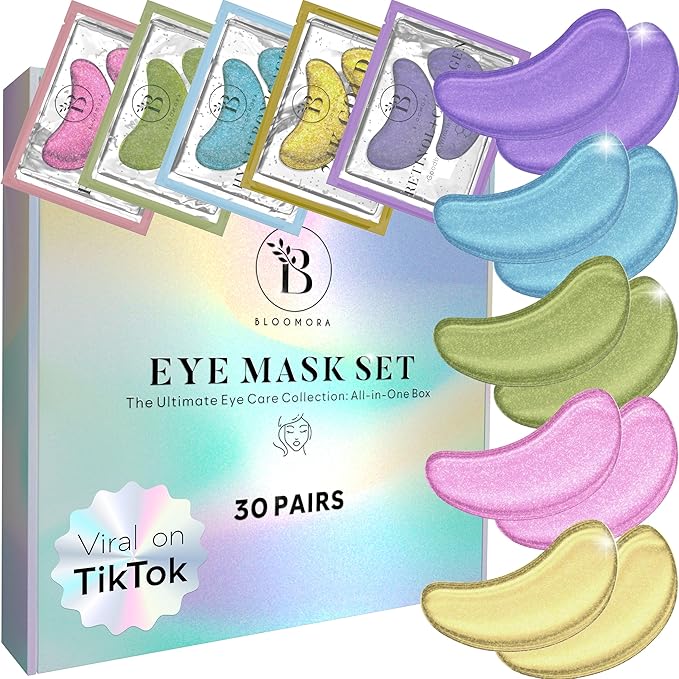 Variety Under Eye Patches (30 Pairs) - For Dark Circles & Puffiness - Eye Mask for Care