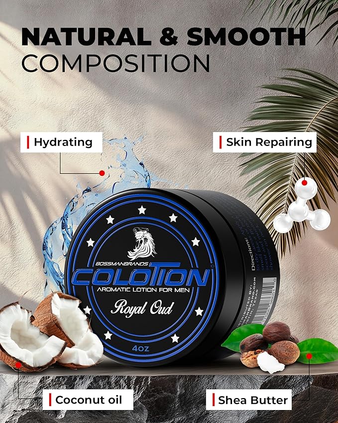 Bossman Colotion – 2-in-1 Body Lotion & Cologne for Men – Long-Lasting, Hydrating, Soothing Moisturizer for Men – Suits All Skin Types for Daily Use – The Gatsby Scent