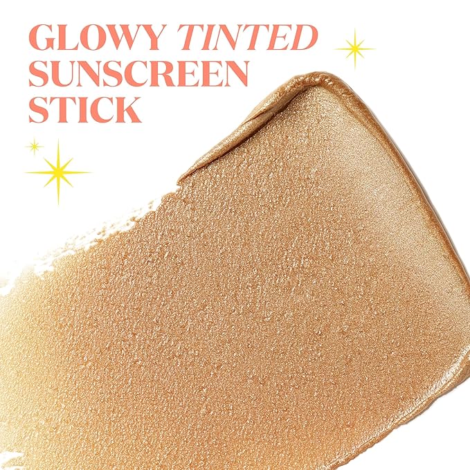 Supergoop! Glowscreen Sunlighter Glow & Protect Stick SPF 45 - Sunrise - 0.35 oz - Sheer, Sunkissed Finish - Doubles as a Highlighter