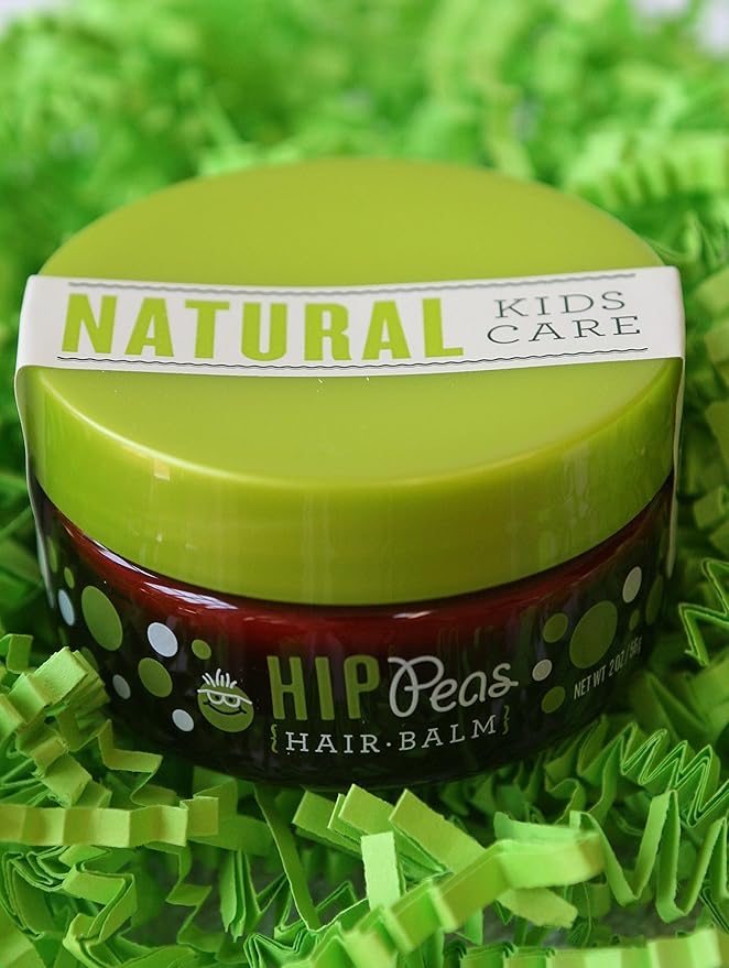 Hip Peas Natural Hair Styling Balm/Gel/Pomade - Light Hold, 2 oz jar