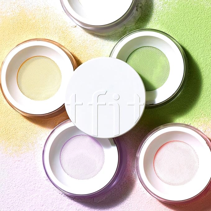 Translucent Set Finishing Powder - Sebum Control Face Loose Powder, Matte & Silky Finish, Lightweight, Long-lasting, Korean Makeup Setting Powder (2.1 Medium Beige, 0.24 Oz.)