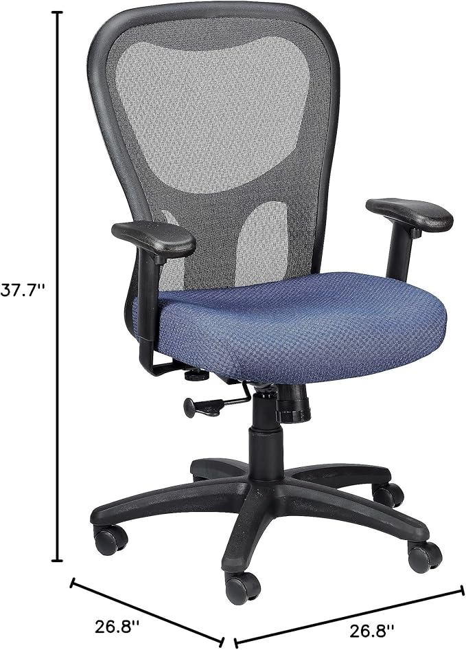 Tempur-Pedic TP9000 Mesh Swivel Task Chair, Navy