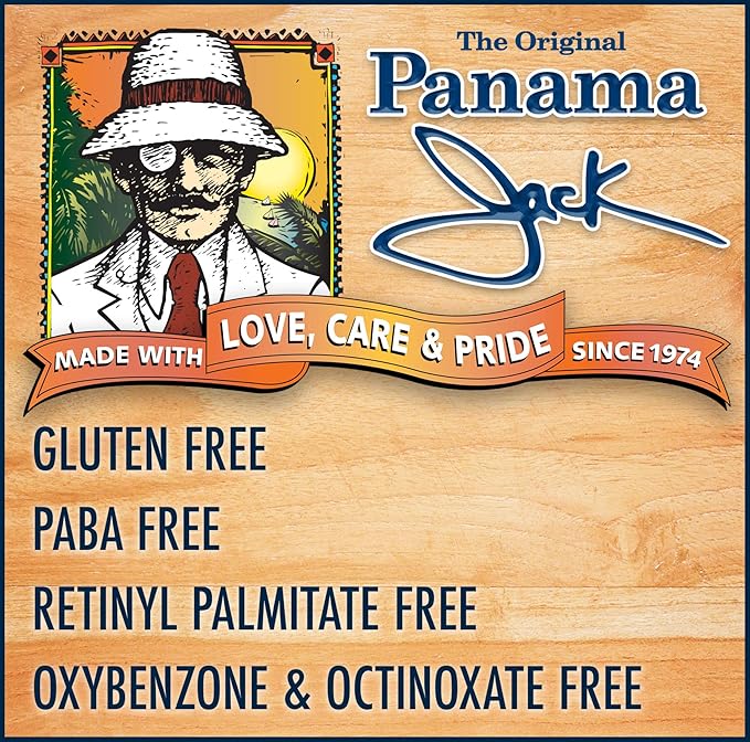 Panama Jack Aloe Moisturizer Lotion - After Sun Daily Skincare, Contains Aloe, Cocoa Butter, Olive & Hemp Seed Oils with Vitamin E, 8 FL OZ (Pack of 6)