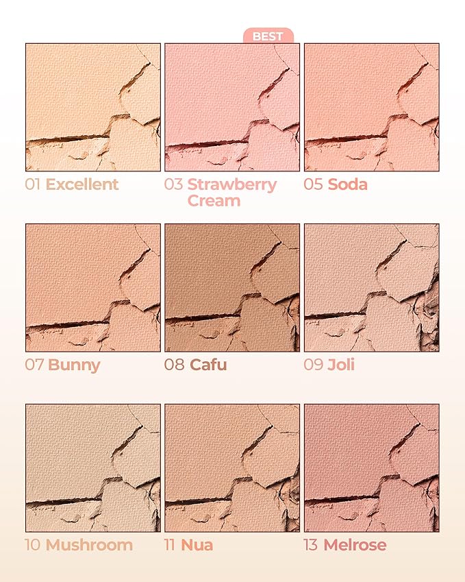 HOLIKA HOLIKA My Fave Piece Eye Shadow 13 Melrose - Korean Eye Makeup with Buttery Texture, Matte to Shimmer Formula, Smooth Blendable Pigmented Colors, Luxurious Finish for All-Day Wear
