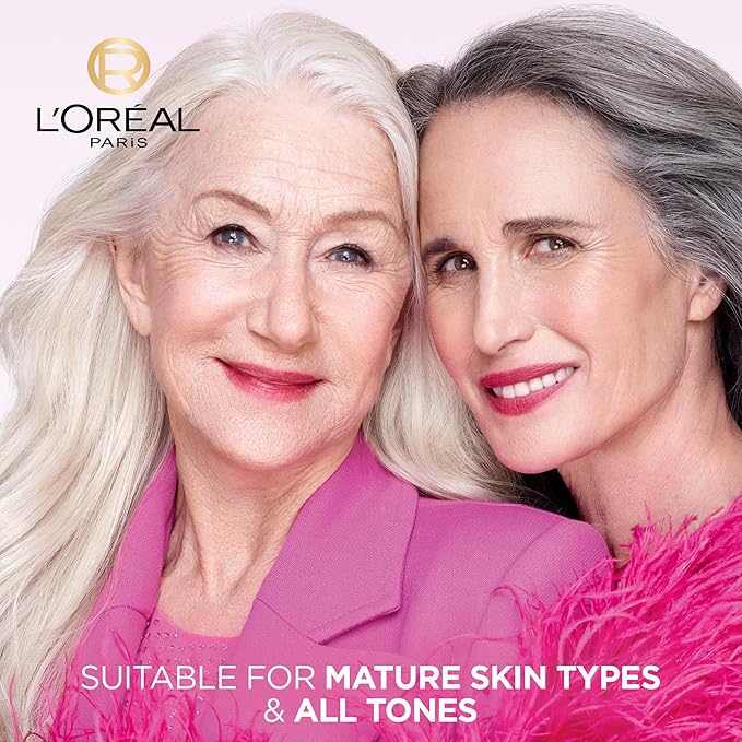 L'Oreal Paris Age Perfect Rosy Tone Anti-Sagging Face Moisturizer,Renew & Revive Healthy Tone,1.7 oz (Packaging May Vary),(Pack of 2)