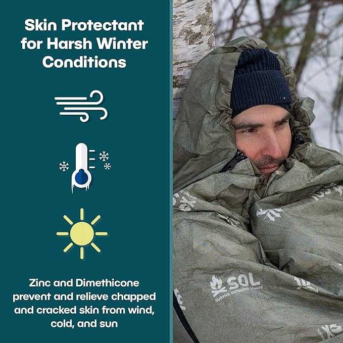 Adventure Ready Mineral Sunscreen Stick for Face - SPF 50 Broad Spectrum with Zinc Oxide & Dimethicone for Winter Skin Protection - Nourishing Butter Blend - Paraben and Fragrance Free, 0.65 oz