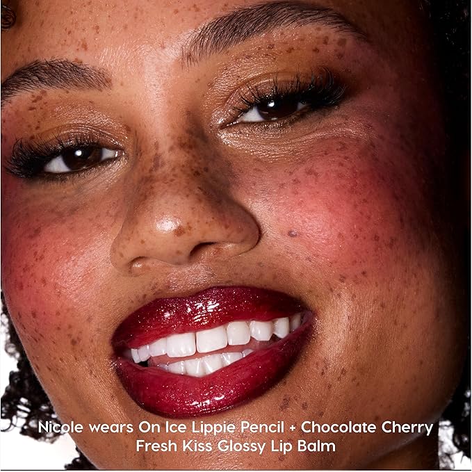 ColourPop Fresh Kiss Glossy Lip Balm - Hydrating Lip Care Enriched with Peptides + Hyaluronic Acid - Pearlescent Shimmer Finish - Vegan + Cruelty-Free - Raspberry Crème (0.49 oz)